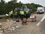 NH Couple Seriously Injured in I-93 SUV Rollover Accident